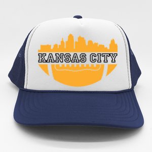 Kansas City Skyline Football Trucker Hat