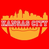 Kansas City Skyline Football Pom Pom 12in Knit Beanie