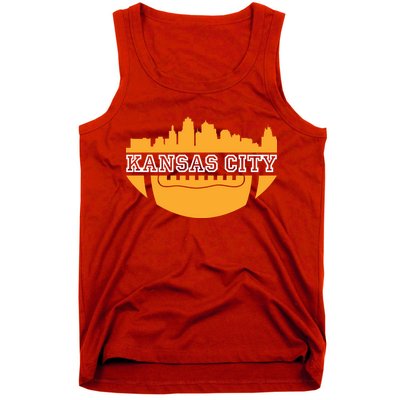 Kansas City Skyline Football Tank Top