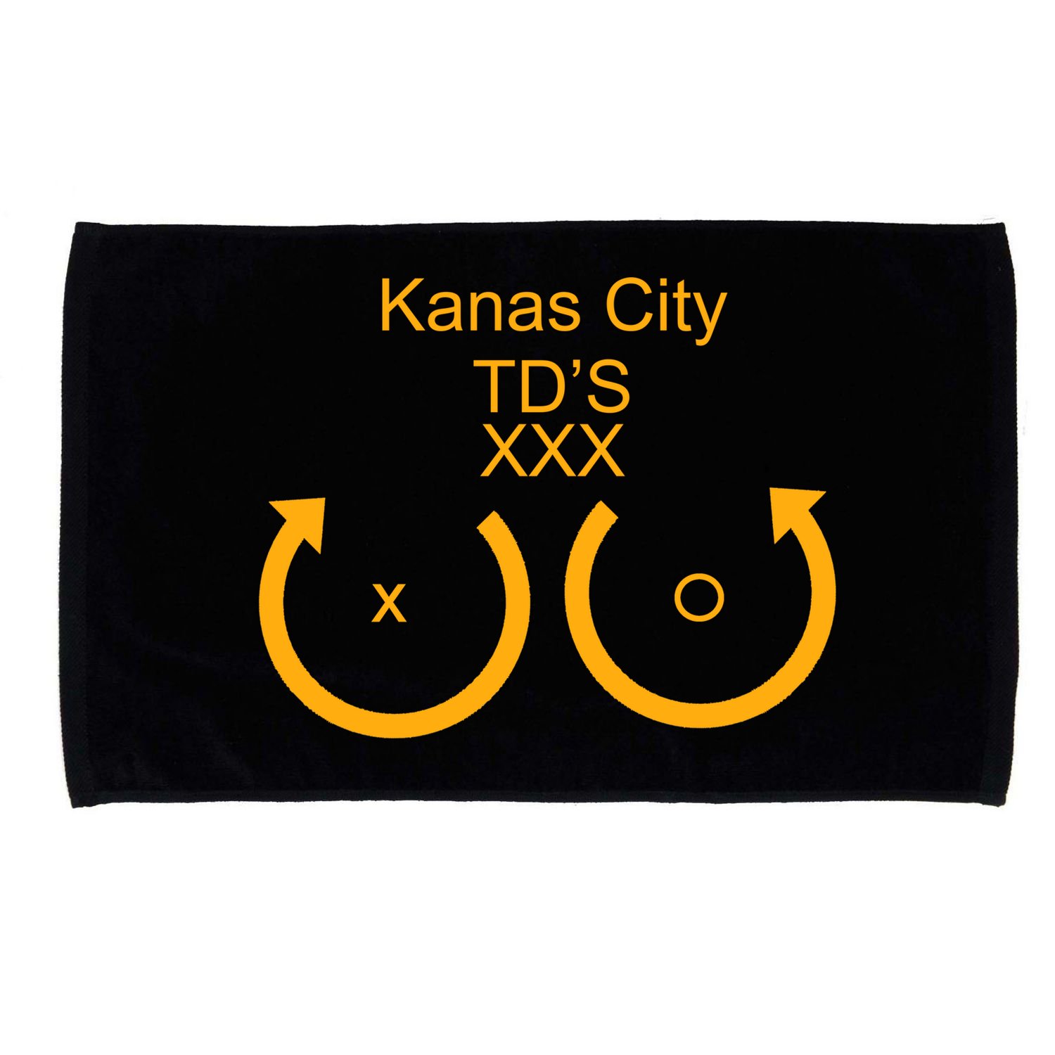 Kansas City TD'S XXX KC Football Fan Microfiber Hand Towel
