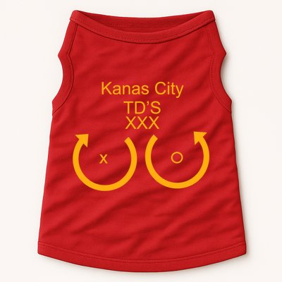 Kansas City TD'S XXX KC Football Fan Doggie Tank