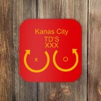 Kansas City TD'S XXX KC Football Fan Coaster