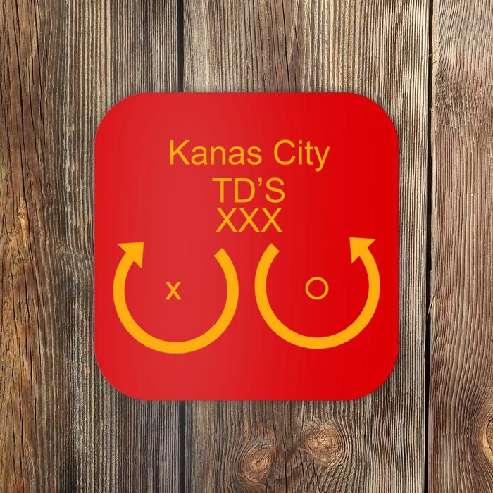 Kansas City TD'S XXX KC Football Fan Coaster