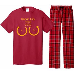 Kansas City TD'S XXX KC Football Fan Pajama Set