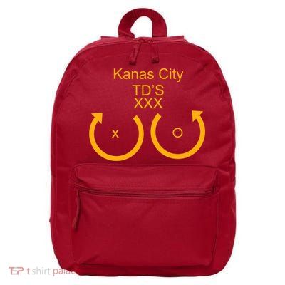 Kansas City TD'S XXX KC Football Fan 16 in Basic Backpack