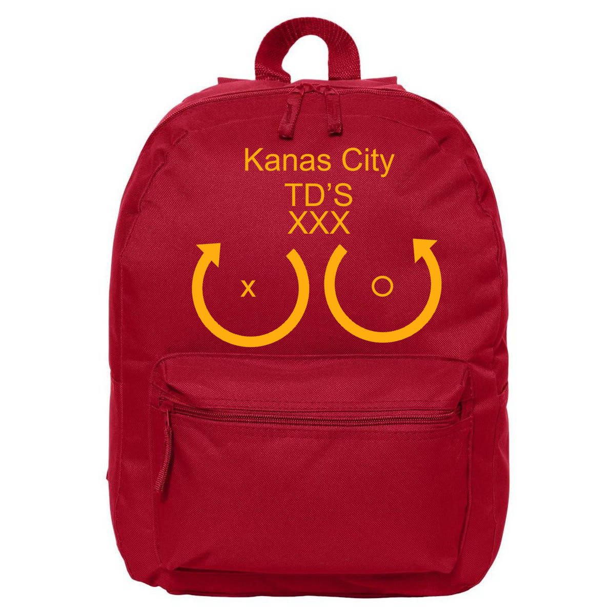 Kansas City TD'S XXX KC Football Fan 16 in Basic Backpack