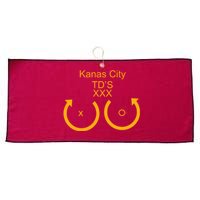 Kansas City TD'S XXX KC Football Fan Large Microfiber Waffle Golf Towel