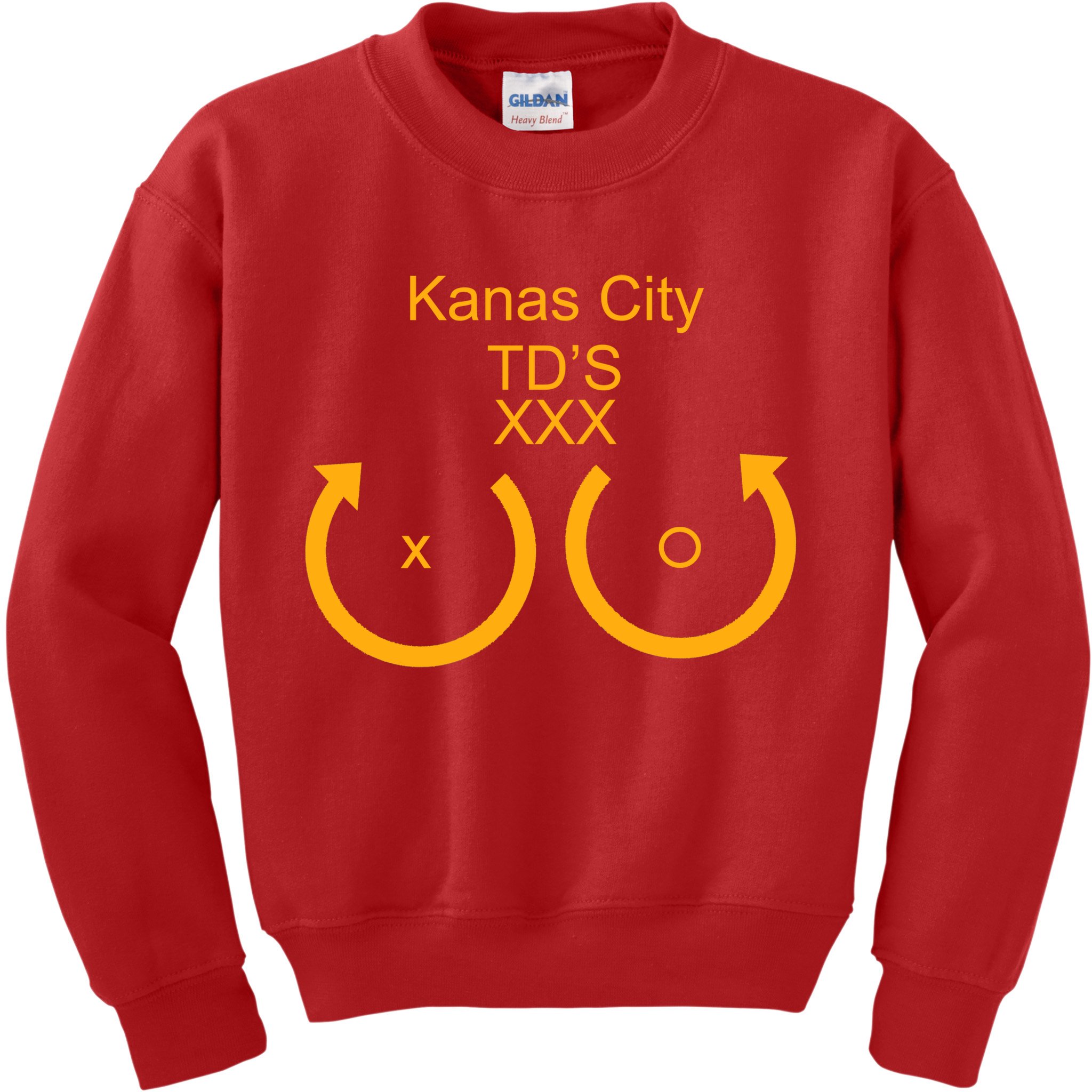 Kansas City TD'S XXX KC Football Fan Kids Sweatshirt