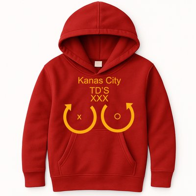 Kansas City TD'S XXX KC Football Fan Kids Hoodie