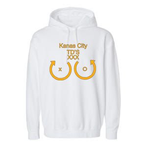 Kansas City TD'S XXX KC Football Fan Garment-Dyed Fleece Hoodie