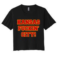 Kansas Fuckin City Women's Crop Top Tee