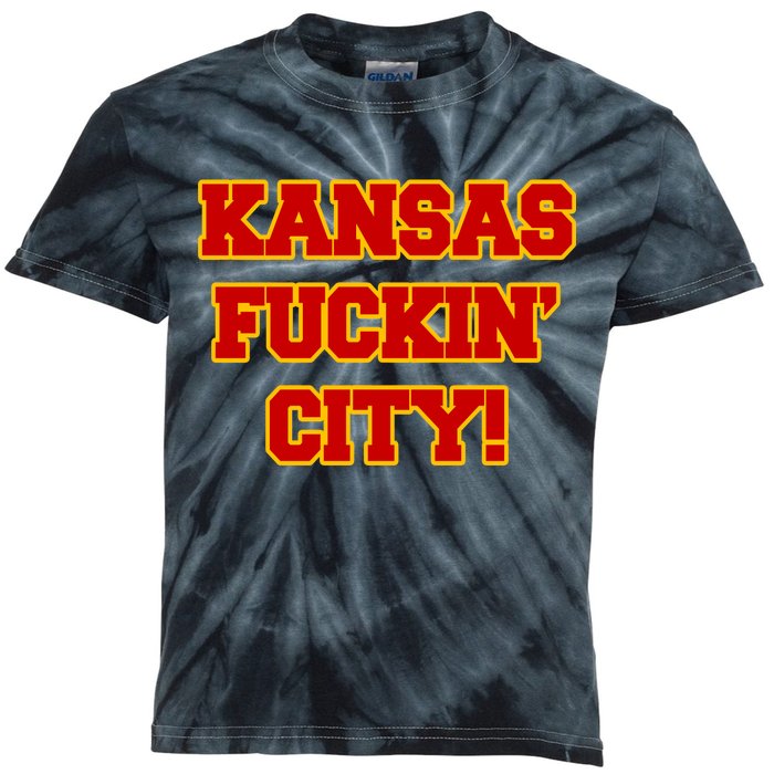 Kansas Fuckin City Kids Tie-Dye T-Shirt