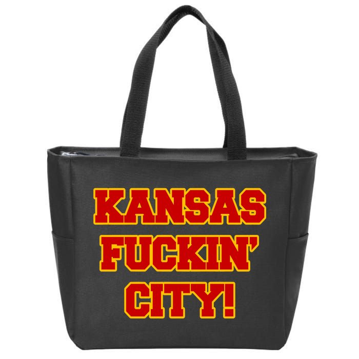 Kansas Fuckin City Zip Tote Bag