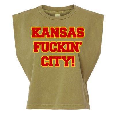 Kansas Fuckin City Garment-Dyed Women's Muscle Tee