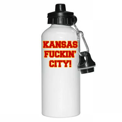 Kansas Fuckin City Aluminum Water Bottle