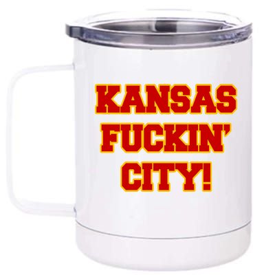 Kansas Fuckin City 12 oz Stainless Steel Tumbler Cup