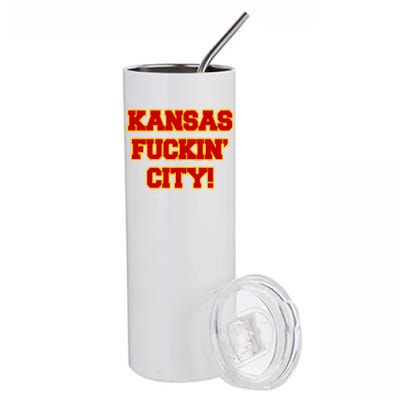 Kansas Fuckin City Stainless Steel Tumbler