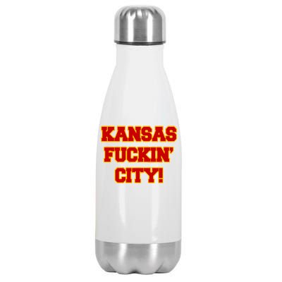 Kansas Fuckin City Stainless Steel Insulated Water Bottle