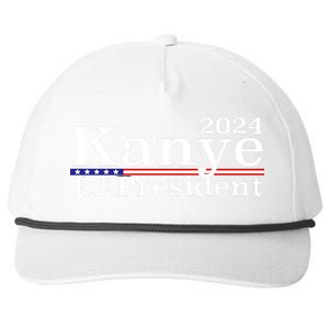 Kanye 2024 For President Snapback Five-Panel Rope Hat