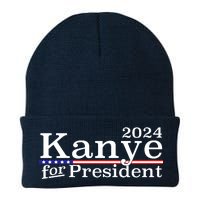 Kanye 2024 For President Knit Cap Winter Beanie