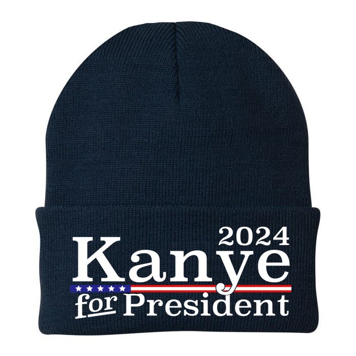 Kanye 2024 For President Knit Cap Winter Beanie