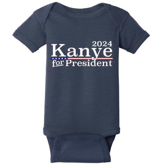 Kanye 2024 For President Baby Bodysuit