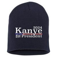 Kanye 2024 For President Short Acrylic Beanie