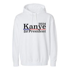 Kanye 2024 For President Garment-Dyed Fleece Hoodie