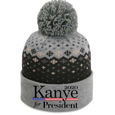 Kanye For President 2020 The Baniff Cuffed Pom Beanie