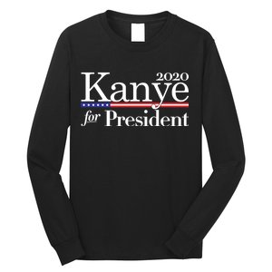 Kanye For President 2020 Long Sleeve Shirt