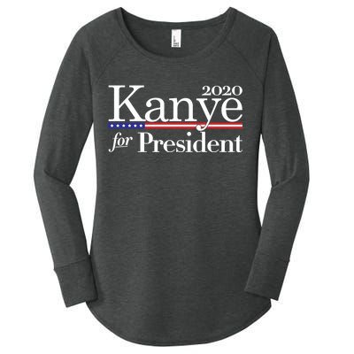 Kanye For President 2020 Women's Perfect Tri Tunic Long Sleeve Shirt