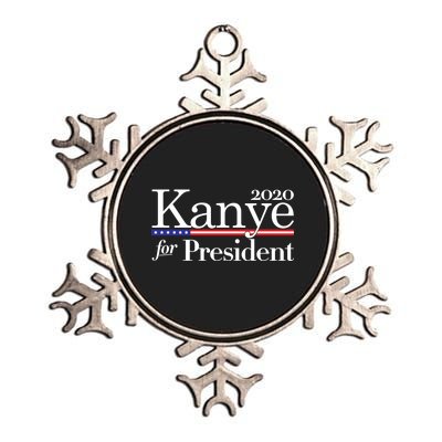 Kanye For President 2020 Metallic Star Ornament