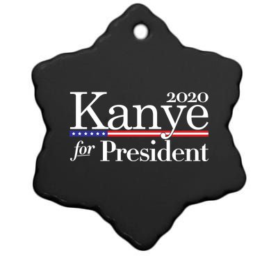 Kanye For President 2020 Ceramic Star Ornament