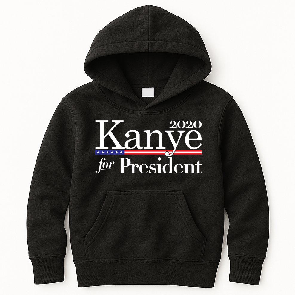 Kanye For President 2020 Kids Hoodie