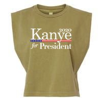Kanye For President 2020 Garment-Dyed Women's Muscle Tee