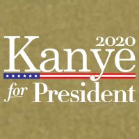 Kanye For President 2020 Garment-Dyed Women's Muscle Tee