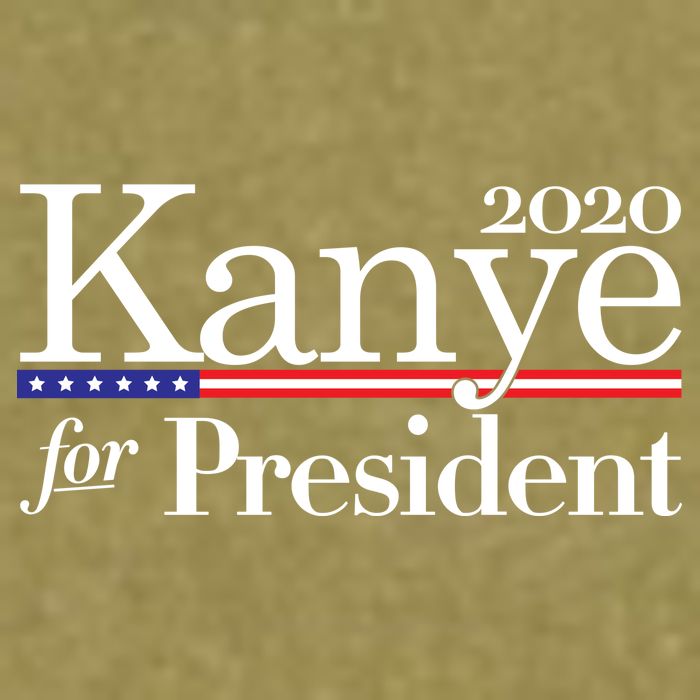 Kanye For President 2020 Garment-Dyed Women's Muscle Tee