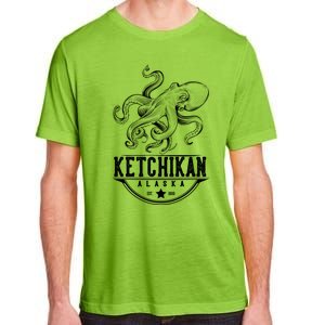 Ketchikan Alaska Octopus Vacation And Cruise Gift Adult ChromaSoft Performance T-Shirt