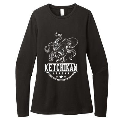 Ketchikan Alaska Octopus Vacation And Cruise Gift Womens CVC Long Sleeve Shirt