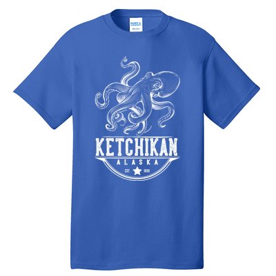 Ketchikan Alaska Octopus Vacation And Cruise Gift Tall T-Shirt