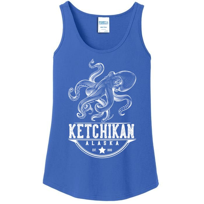 Ketchikan Alaska Octopus Vacation And Cruise Gift Ladies Essential Tank