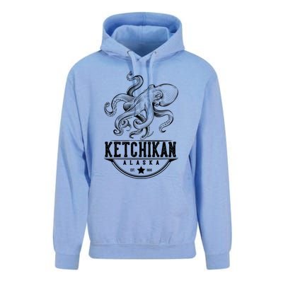 Ketchikan Alaska Octopus Vacation And Cruise Gift Unisex Surf Hoodie