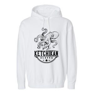 Ketchikan Alaska Octopus Vacation And Cruise Gift Garment-Dyed Fleece Hoodie