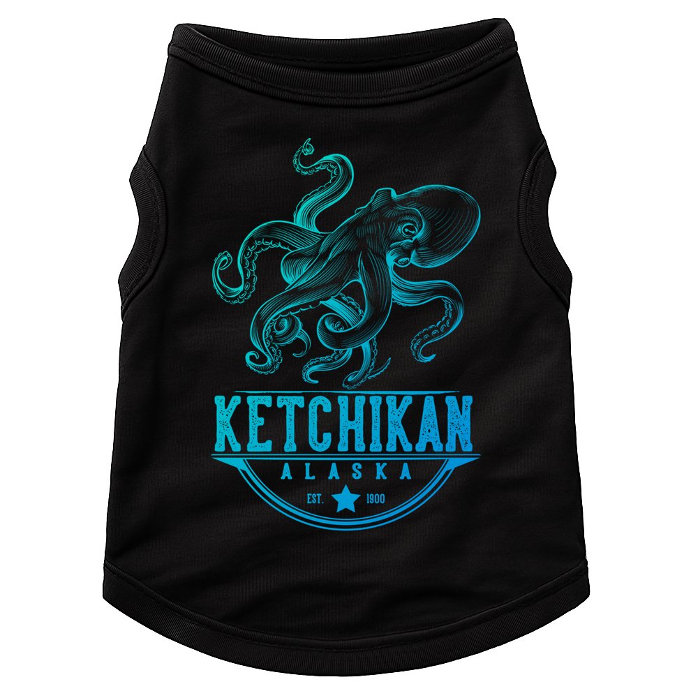 Ketchikan Alaska Octopus Vacation And Cruise Gift Doggie Tank