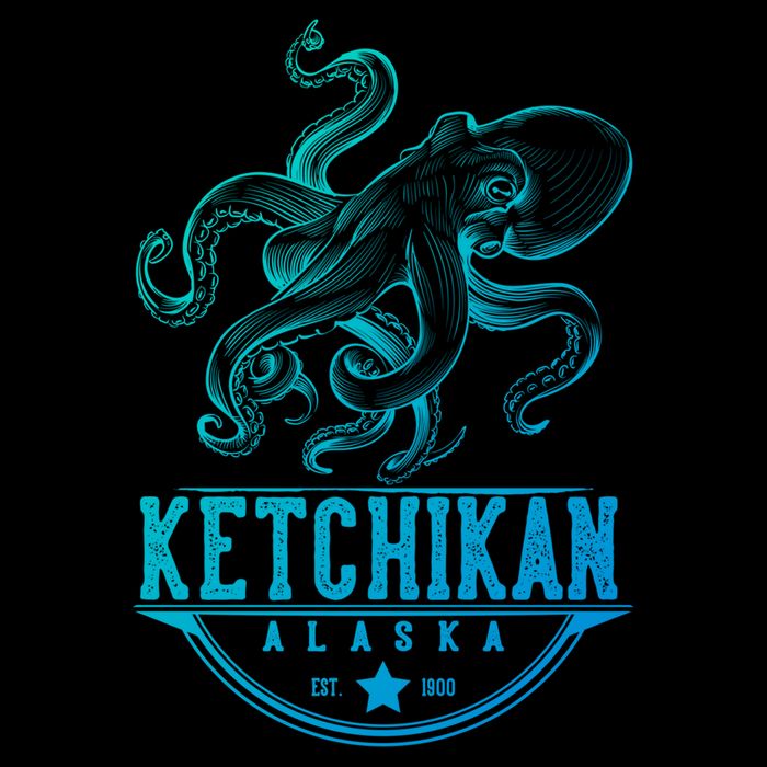 Ketchikan Alaska Octopus Vacation And Cruise Gift Cooling Performance Crew T-Shirt
