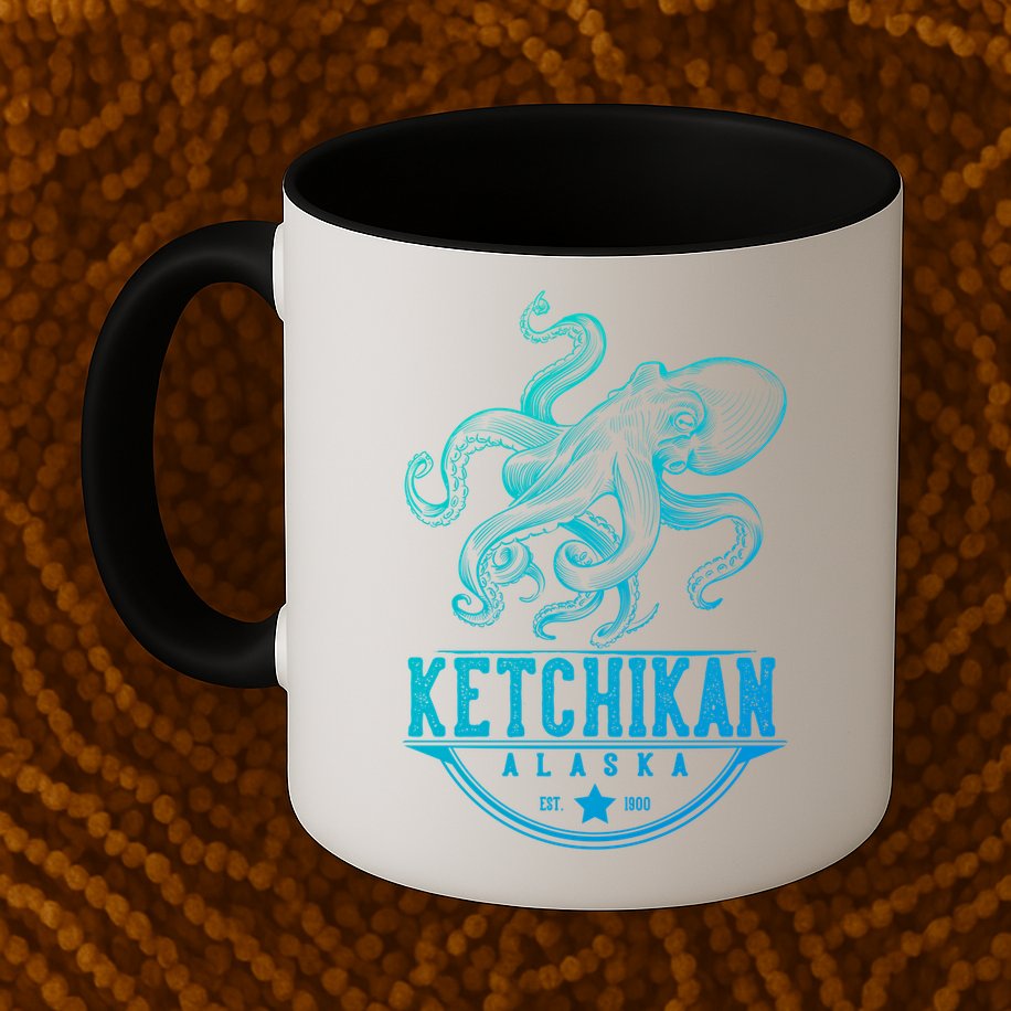 Ketchikan Alaska Octopus Vacation And Cruise Gift Mug