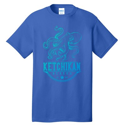 Ketchikan Alaska Octopus Vacation And Cruise Gift Tall T-Shirt