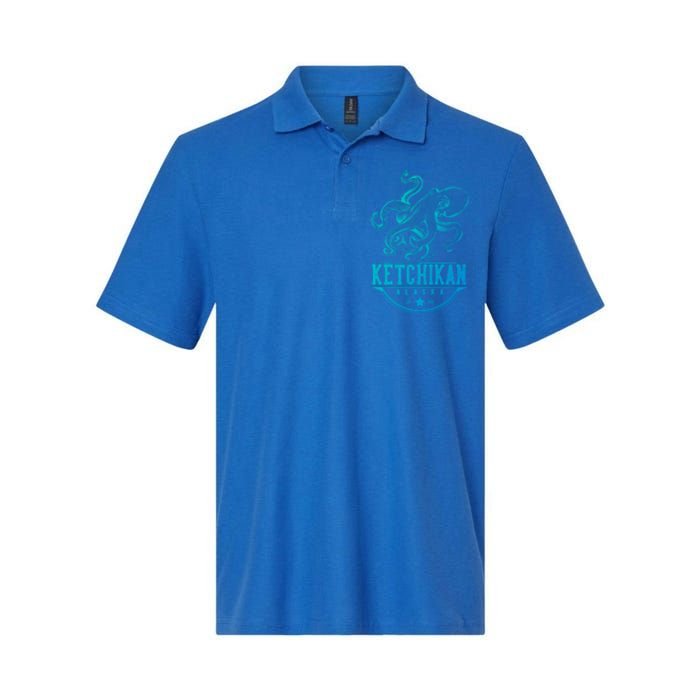 Ketchikan Alaska Octopus Vacation And Cruise Gift Softstyle Adult Sport Polo