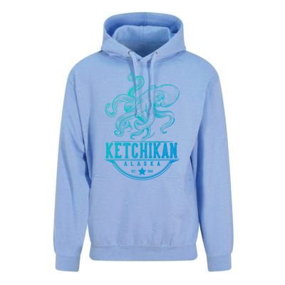 Ketchikan Alaska Octopus Vacation And Cruise Gift Unisex Surf Hoodie