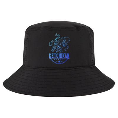 Ketchikan Alaska Octopus Vacation And Cruise Gift Cool Comfort Performance Bucket Hat